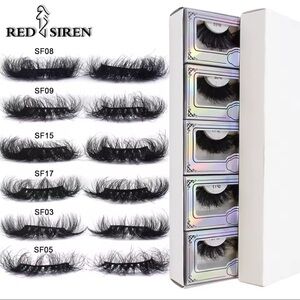 Black False Eyelashes Set